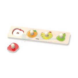 Wooden 4pc Knob Puzzle (Fruits)