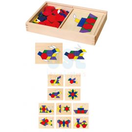 Pattern Board & Block - Wooden Blocks