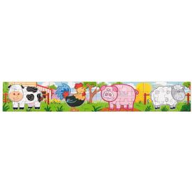Wooden 4 Puzzle Set (Farm) - Wooden Jigsaw Puzzle