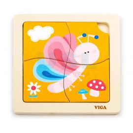 Handy Flat Puzzle - Butterfly