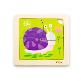 Handy Flat Puzzle - Snail