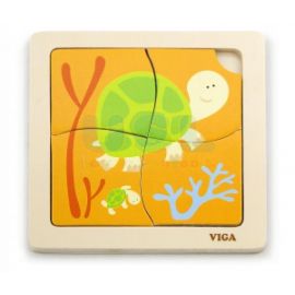 Handy Flat Puzzle - Tortoise