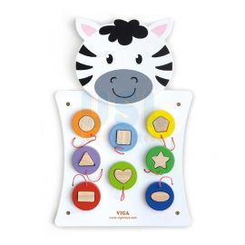 Wall Mounted - Match Shapes (Zebra)