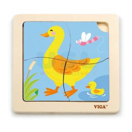 Handy Flat Puzzle - Duck