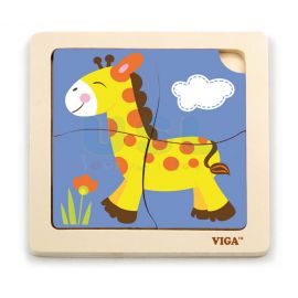 Handy Flat Puzzle - Giraffe