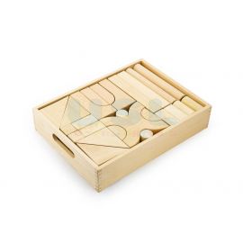 Unit Block Set - 48 pcs - Wooden Blocks Solid Wood