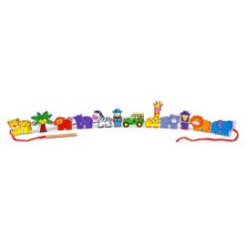 Lacing Blocks - Zoo