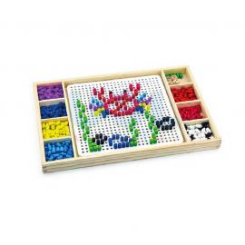 Create Pattern with Beads & Ludo - Pegboard 