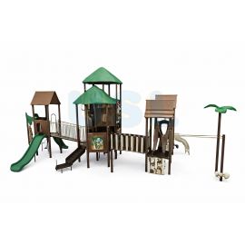 Atlanta Treehouse - Set A (Brown & Dark Green)