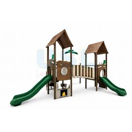 Atlanta Treehouse - Set E (Brown & Dark Green)