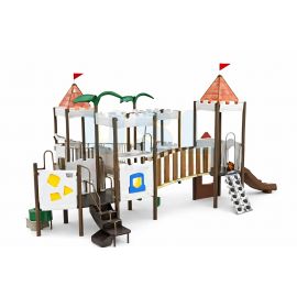 Atlanta Castle - Set B (Silver Gray & Brown)