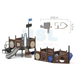 Boston Corsair - Euro Style Set E (Brown & Blue