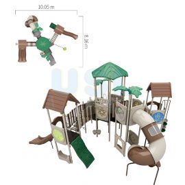 Boston Treehouse - Physical Activity Set B (Brown & Tan)