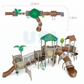 Boston Treehouse - Physical Activity Set G (Brown & Tan)
