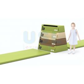 "Outdoor Holey Block Motor Skills Set -  Advanced Jump Game Set  "