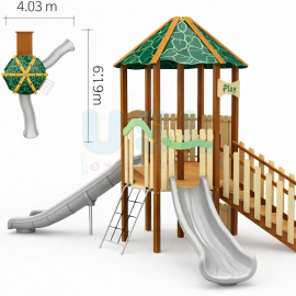 Frankfurt Treehouse - Set D - Light Green Series