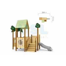 Frankfurt Treehouse - Set F - Light Green Series