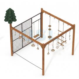 Square Overhead Loop Ladder
