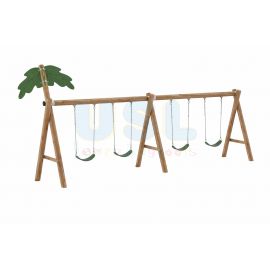 Wooden Swing-3 Bay