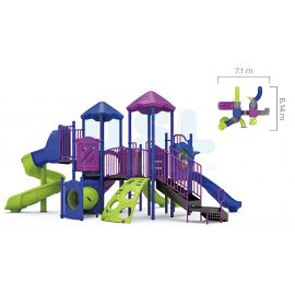 World Klass Play - 0138C (Blue & Lime)