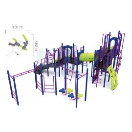 World Klass Play - 0152C (Blue & Lime)