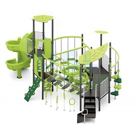Nature Leaf Theme - Physical Activity Set C (Dark Green & Lime)