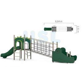 Forest Animal Theme - Physical Activity Set A (Dark Green & Tan)