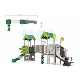 Forest Animal Theme - Physical Activity Set B (Dark Green & Lime)