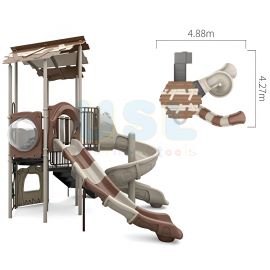 Treehouse Theme - Physical Activity Set C (Brown & Tan)