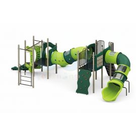 Crocodile Theme - Physical Activity Set A (Dark Green & Lime)