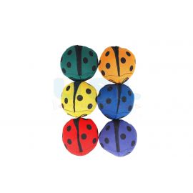 Colourful Bugs Bean Bag (6/set)