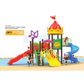Heavy Duty Metal Playground 2 - Recreational Park - Kindergarten - Primary & Secondary School (Free Gift)