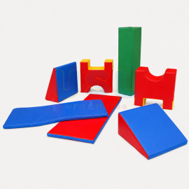 Soft Gym Set 7pcs – Kids Indoor Soft Play & Motor Skills Set