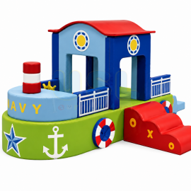 Nautical Toddler Soft Play Boat House 
