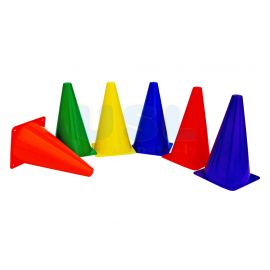 12" Skittle Cone (6/set) - Game Cones Hurdle Sports