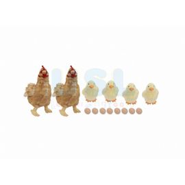 Happy Farming - The Family Chicken 14 Piece Set