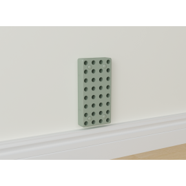 100L x 200H Outdoor STEM WALL Plastic Bases