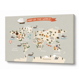 Canvas-World Map 