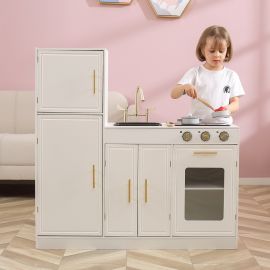 Classic White Modern Kitchen with  Light and Sounds