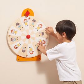 Wall Mounted Toys - Movement and Facial Expression Turntable | Spinning Games