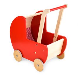 Doll Pram - Wooden Pretend Role Play | Wooden Trolley