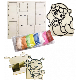 Wooden Foam Clay - Pen Holder