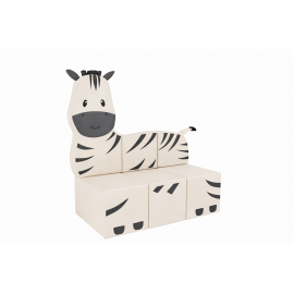 zebra combination sofa