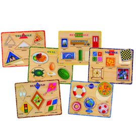 Basic Shape Puzzle (6/set)