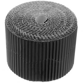 Corrugated Border Black