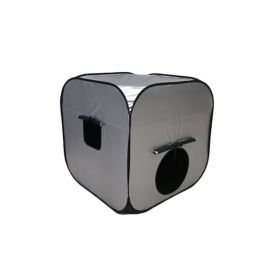 Silver Pop Up Dark Den – Portable Sensory Tent