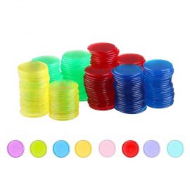 Transparent Stackable Counters (500pcs) – Counting & Math Toy