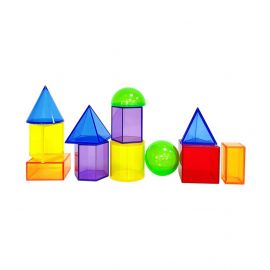 Rainbow Geometric Shapes (36pcs) – Learning & Sorting Toy