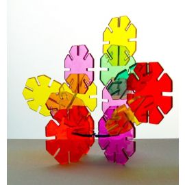 Snowflake Building Pieces (24pcs) – Construction Toy