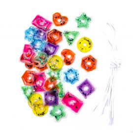 Sensory Liquid Lacing Shapes (32pcs) – Fine Motor Skills Toy